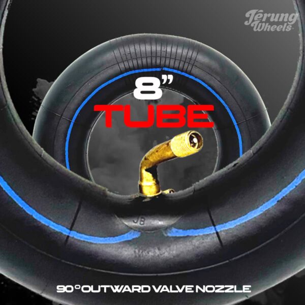 8 inches Tube (200x50) with 90º outwards valve nozzle