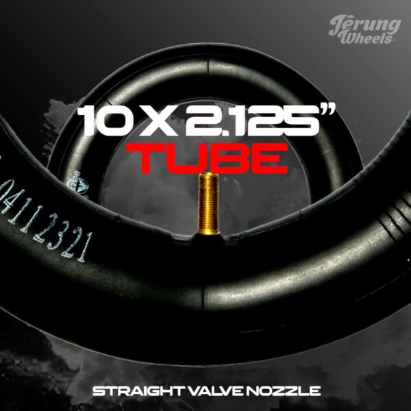 10 inches Tube (10x2.125) with straight up valve nozzle